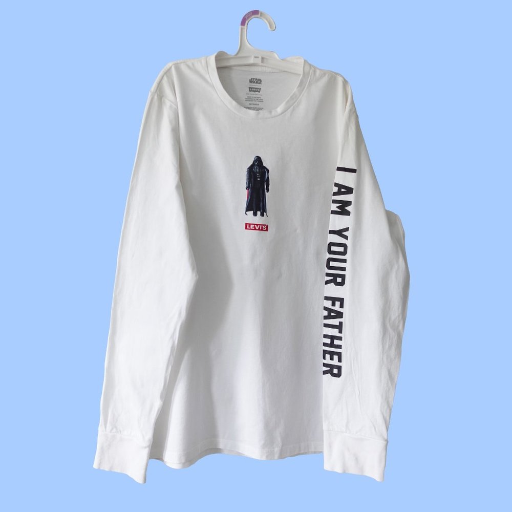 Levi’s Star Wars Long-Sleeved Darth Vader T-Shirt Size XS
